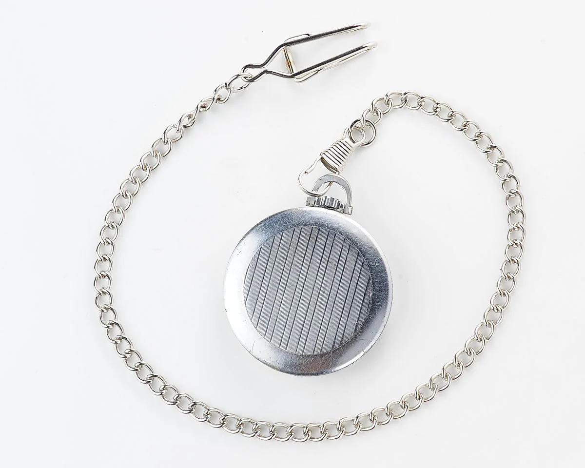 Excellent condition vintage Molnija open face Soviet pocket watch