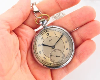 Pocket Soviet ZiM - hefty mechanical watch from the 1940-1950s