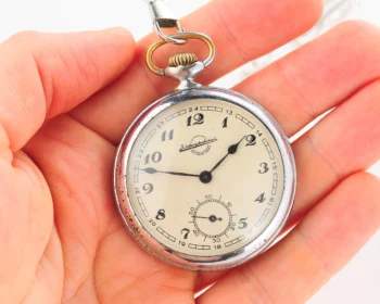 Zlatoustovskie open face pocket watch, the 4th quarter of 1957