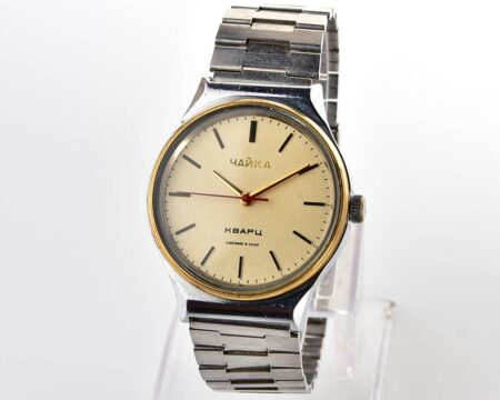 Soviet CHAIKA automatic quartz wristwatch