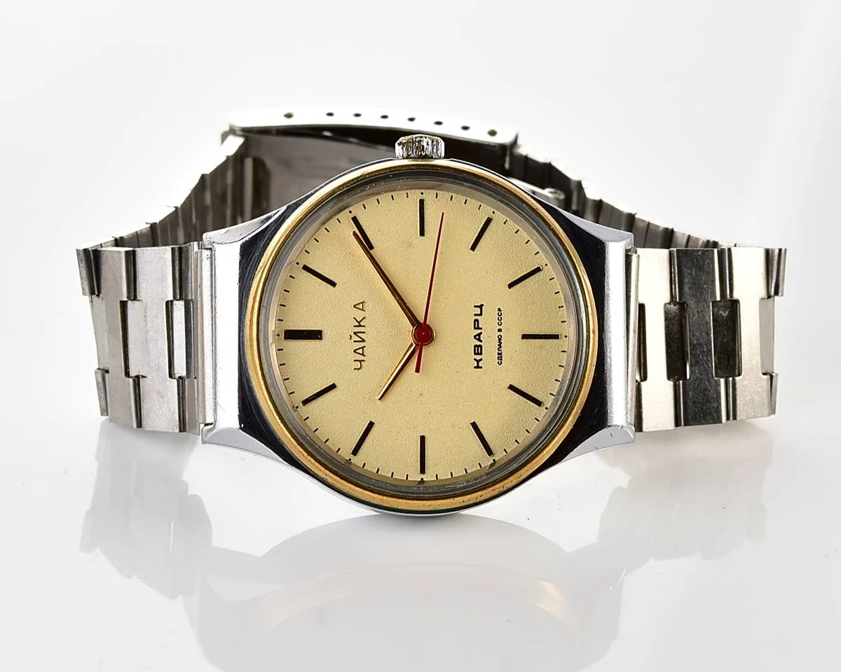 Soviet Chaika quartz wristwatch