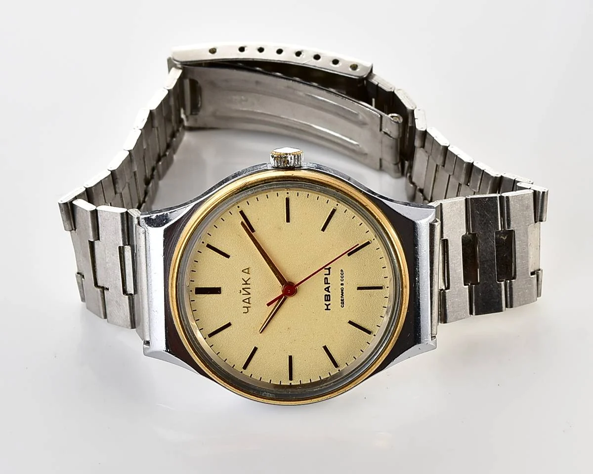Soviet Chaika quartz wristwatch