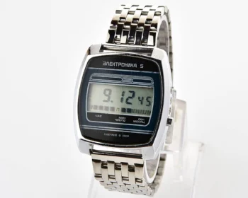 Large vintage USSR digital watch Electronika 5