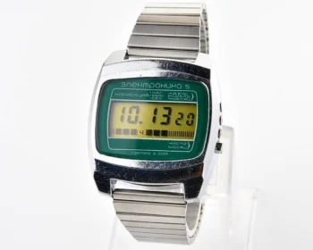 Large vintage USSR digital watch Electronika 5