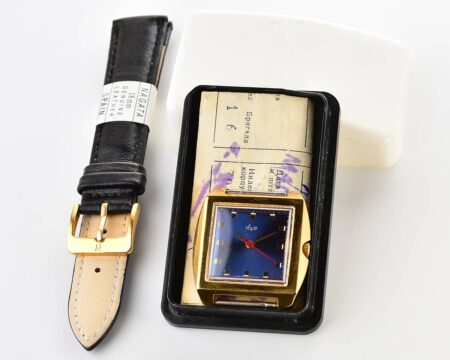 TIME CAPSULE: LUCH soviet vintage gold-platedwrist watch – new old stock(NOS)!