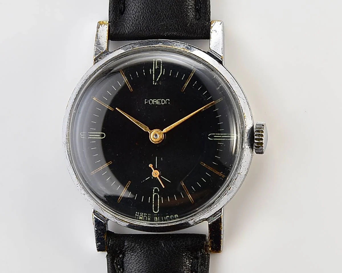 Pobeda Soviet mechanical wristwatch
