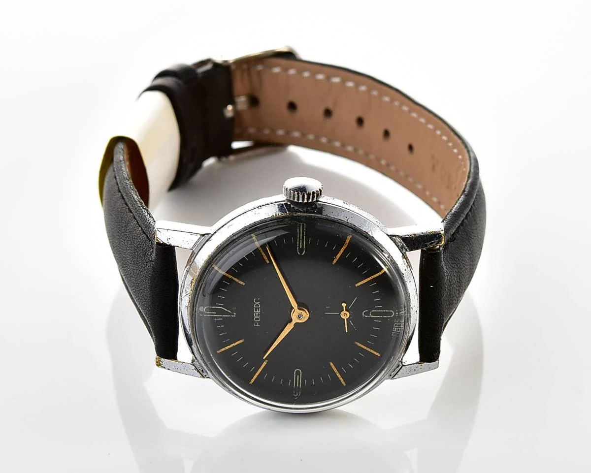 Pobeda Soviet mechanical wristwatch