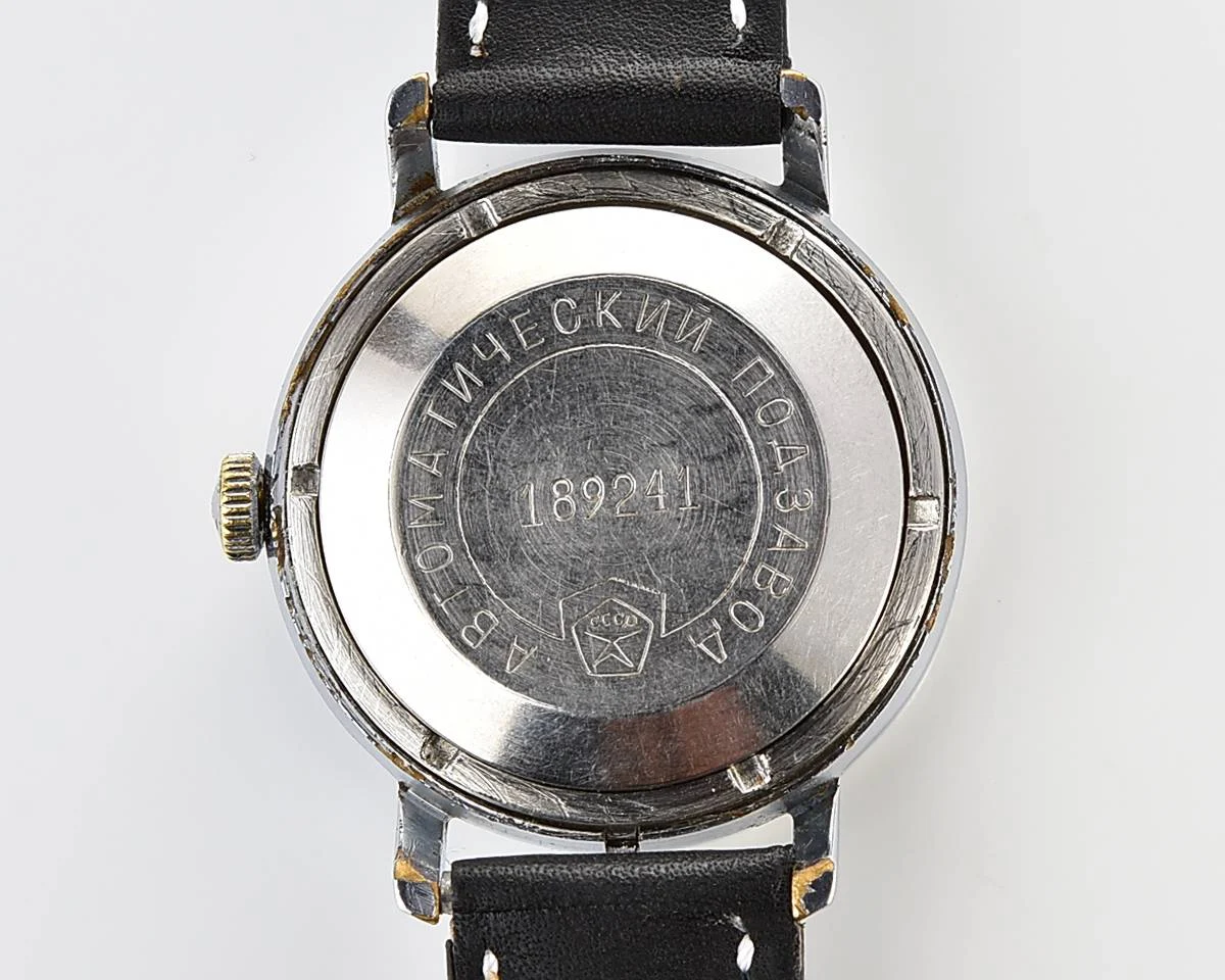 Soviet Poljot mechanical wristwatch with automatic self-winding movement