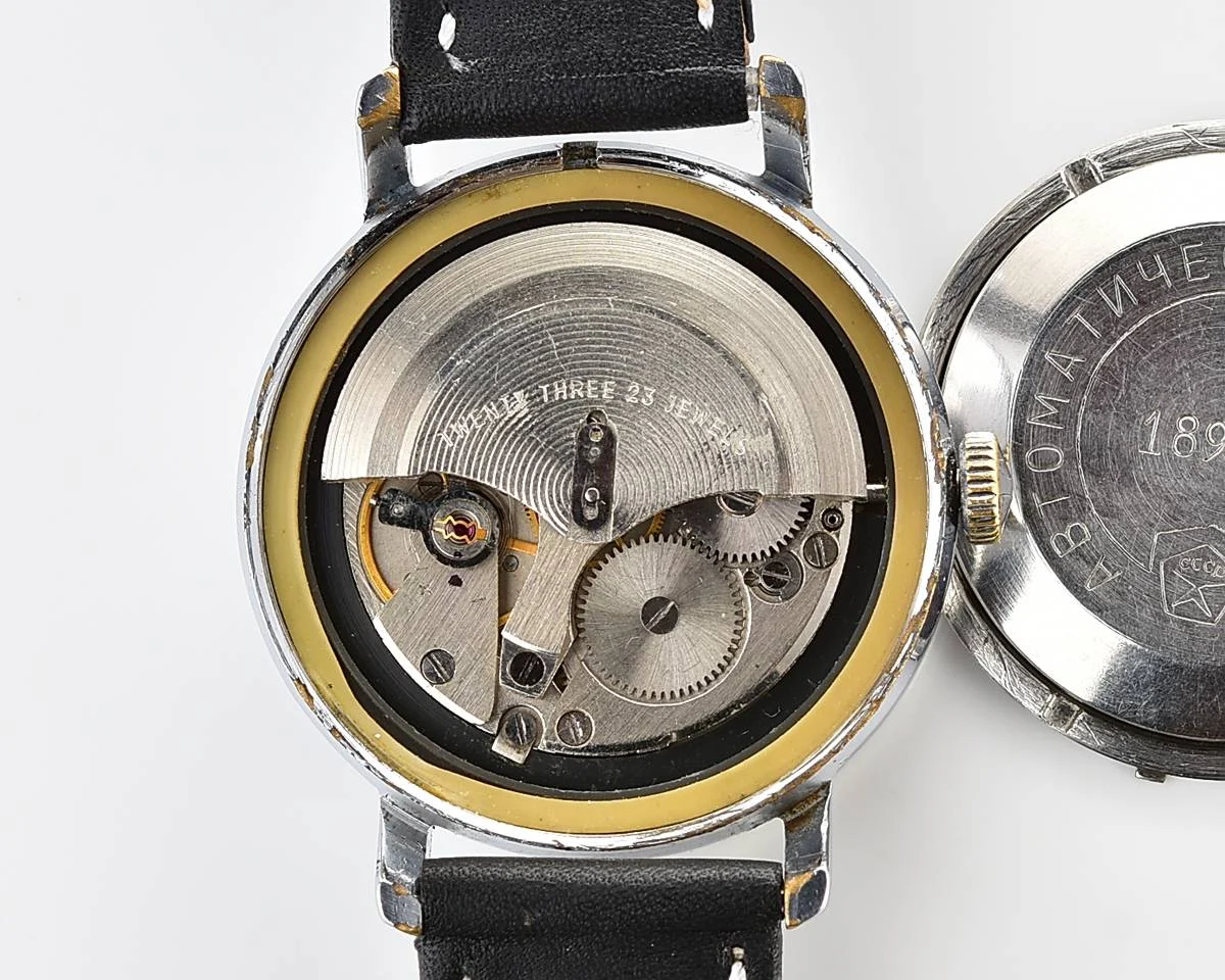 Soviet Poljot mechanical wristwatch with automatic self-winding movement