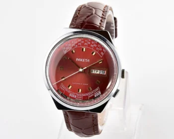 Soviet Raketa perpetual calendar mechanical watch