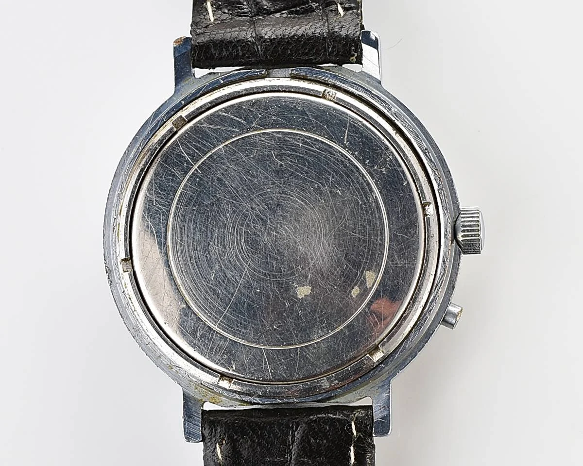Slava Soviet mechanical vintage watch with purple dial