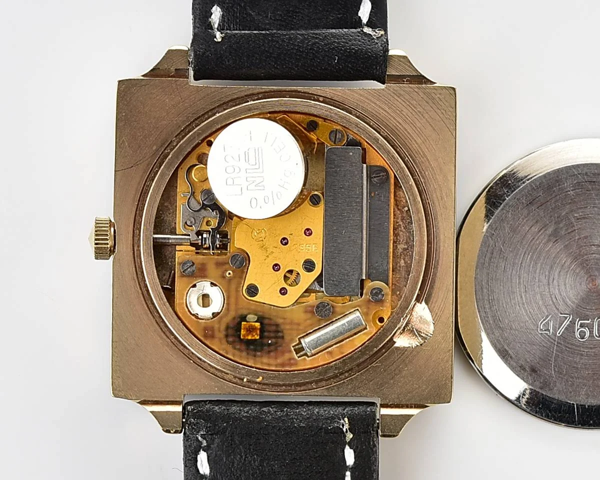 Excellent Soviet Slava with quartz movement in unusual square body