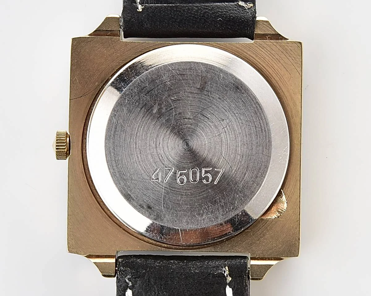 Excellent Soviet Slava with quartz movement in unusual square body