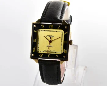 Excellent Soviet Slava with quartz movement in unusual square body