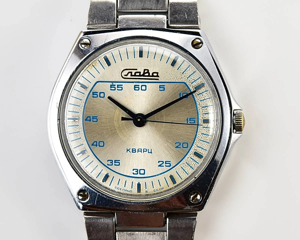 Soviet Slava with quartz movement