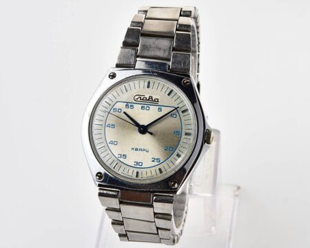 Automatic soviet SLAVA with quartz movement