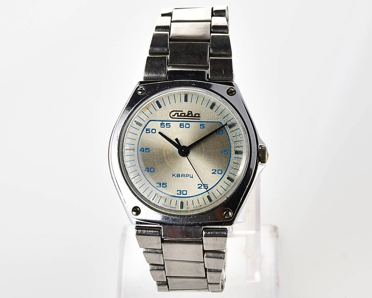Soviet Slava with quartz movement