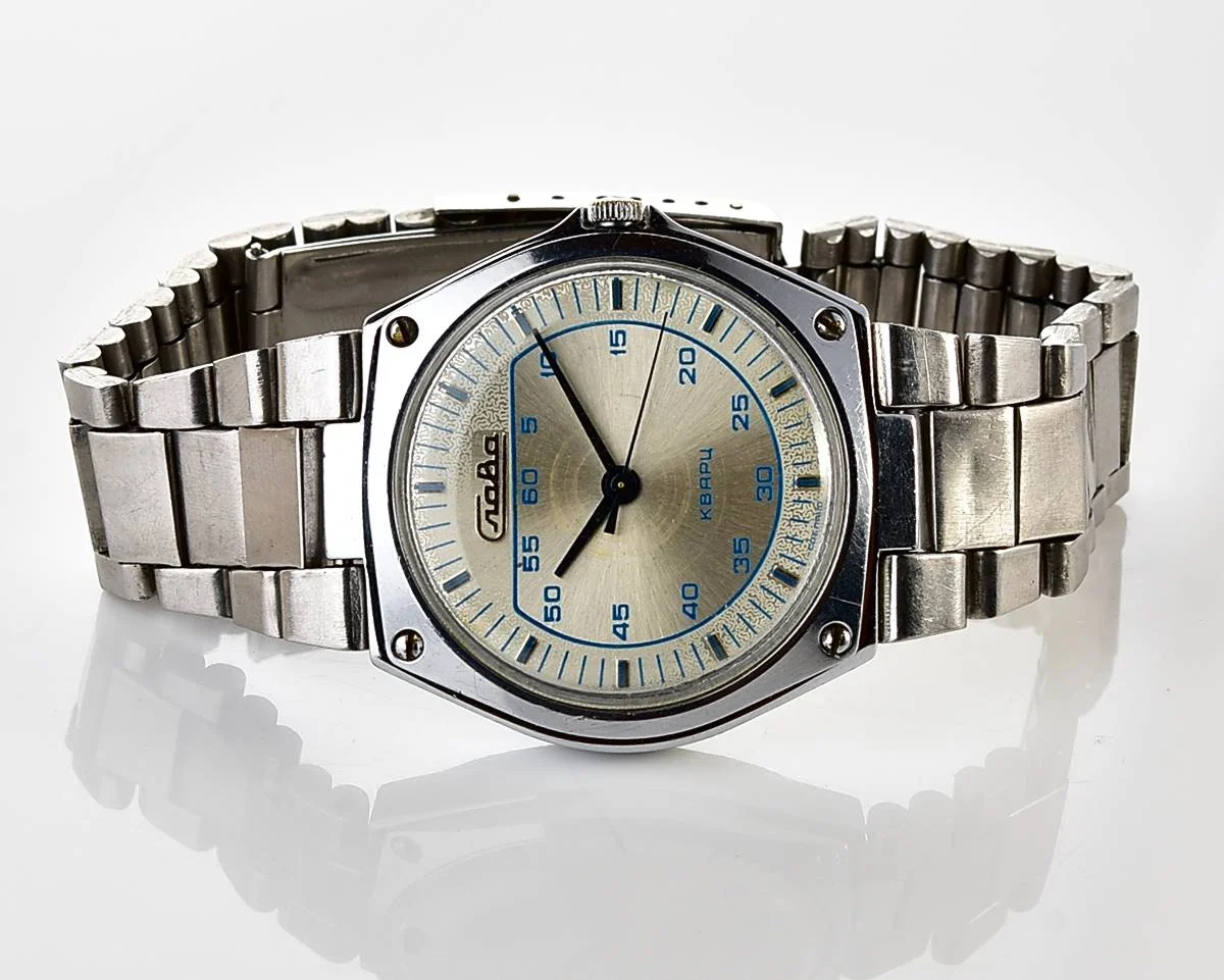 Soviet Slava with quartz movement