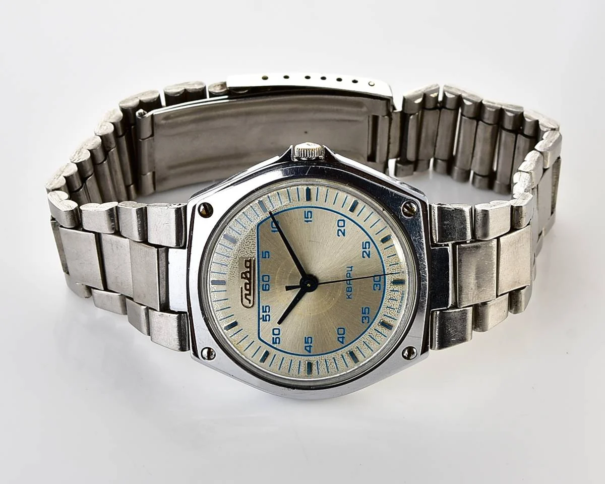 Soviet Slava with quartz movement