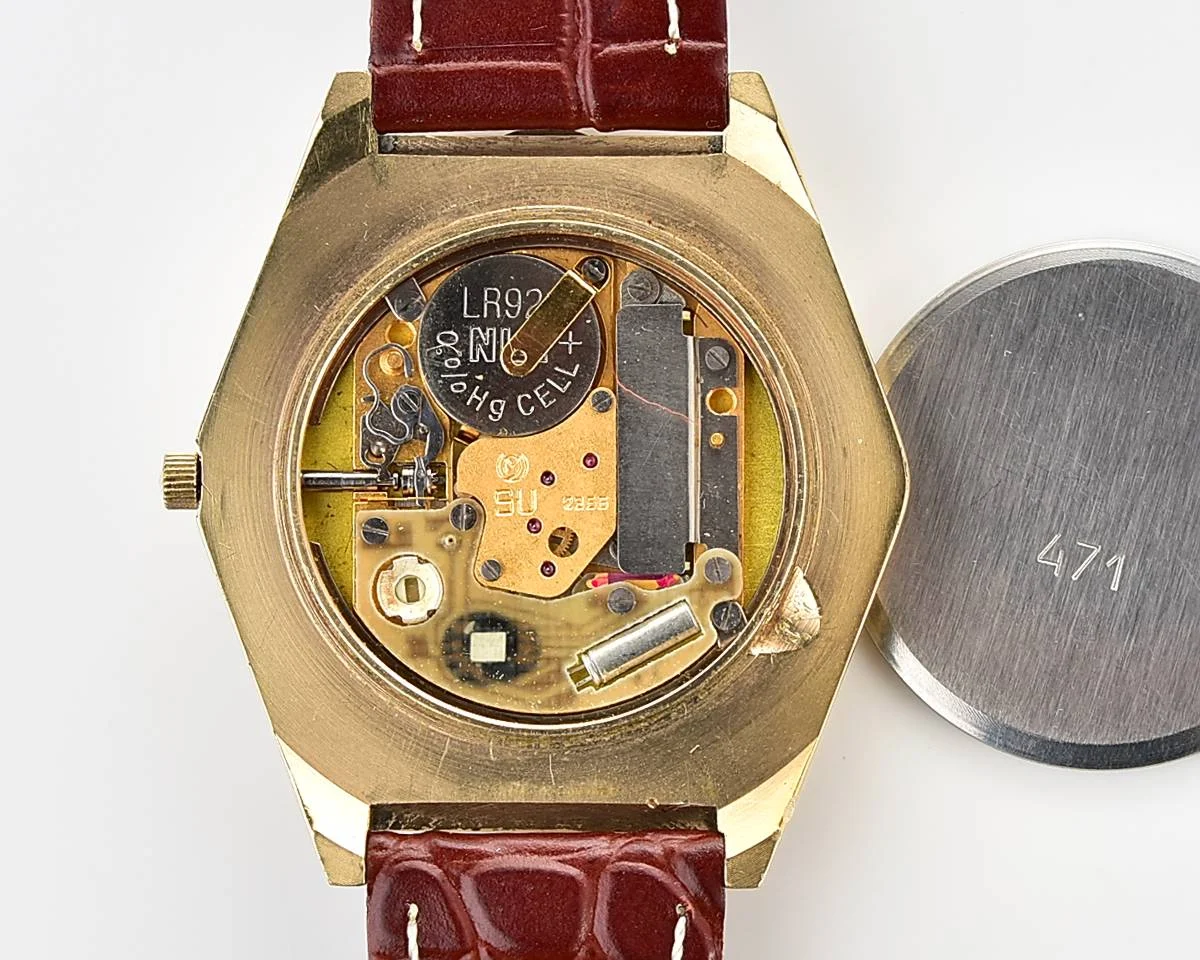 Soviet Slava watch with quartz movement