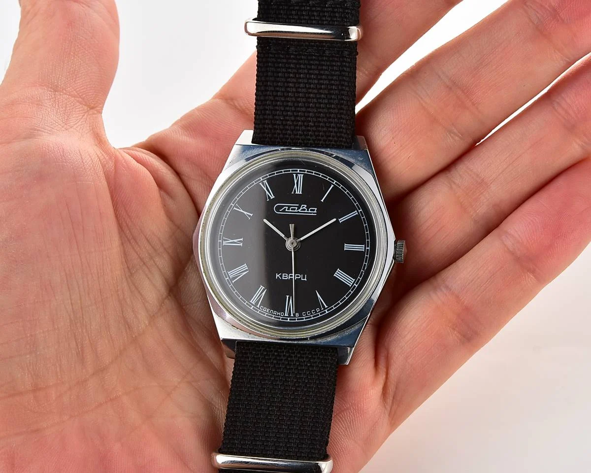 TIME CAPSULE: Soviet Slava with quartz movement – New Old Stock (NOS)!