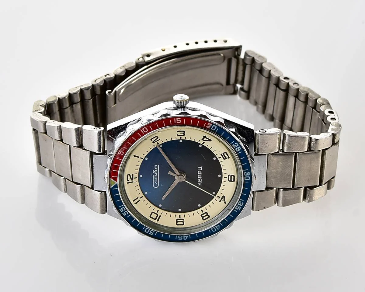 Soviet Slava Pepsi with quartz movement