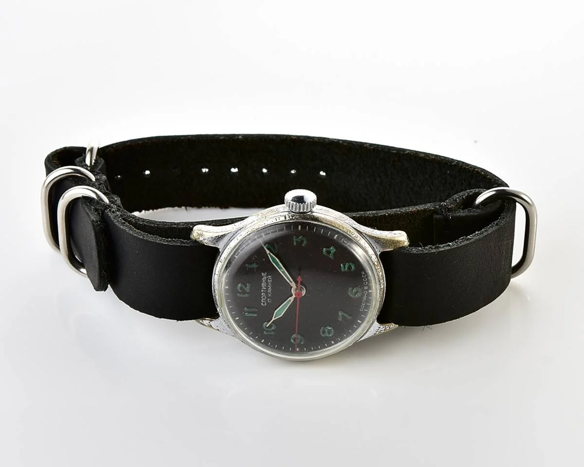 Vintage Soviet Sportivnie mechanical watch from the 1950s