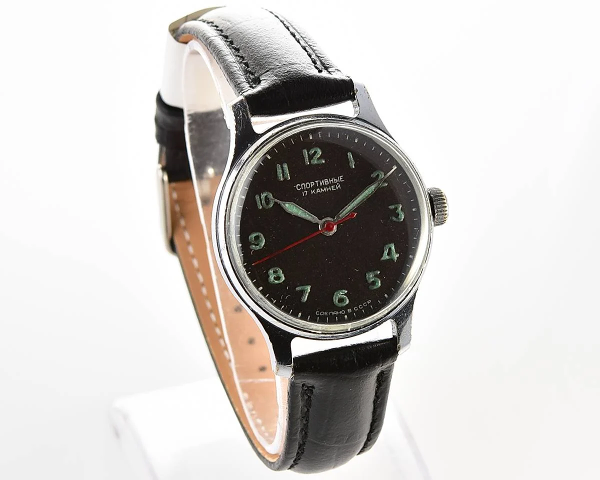Vintage Soviet Sportivnie mechanical watch, 3rd quarter of 1957!