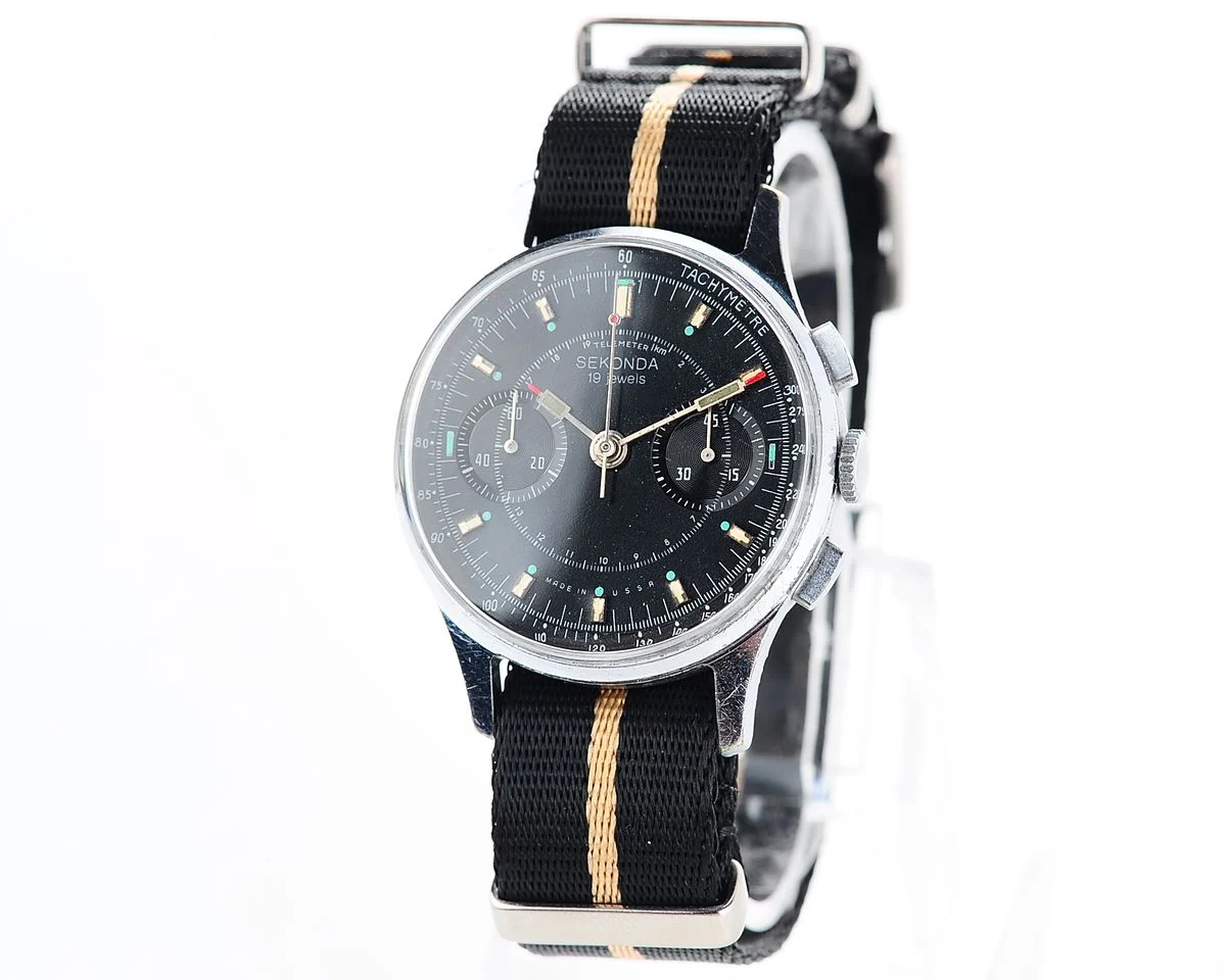 Rare: Sekonda 3017 "Strela" chronograph chronometer mechanical watch