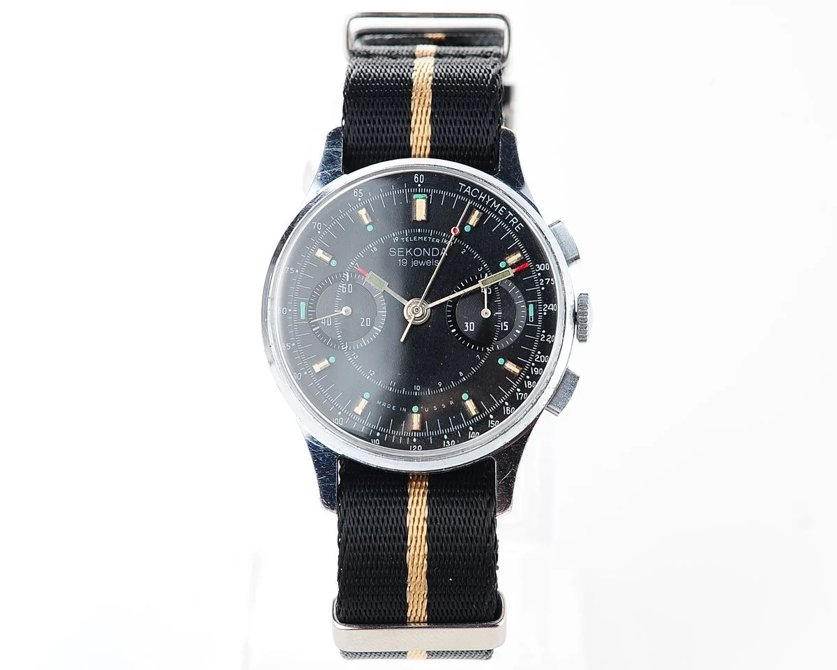 Rare: Sekonda 3017 "Strela" chronograph chronometer mechanical watch