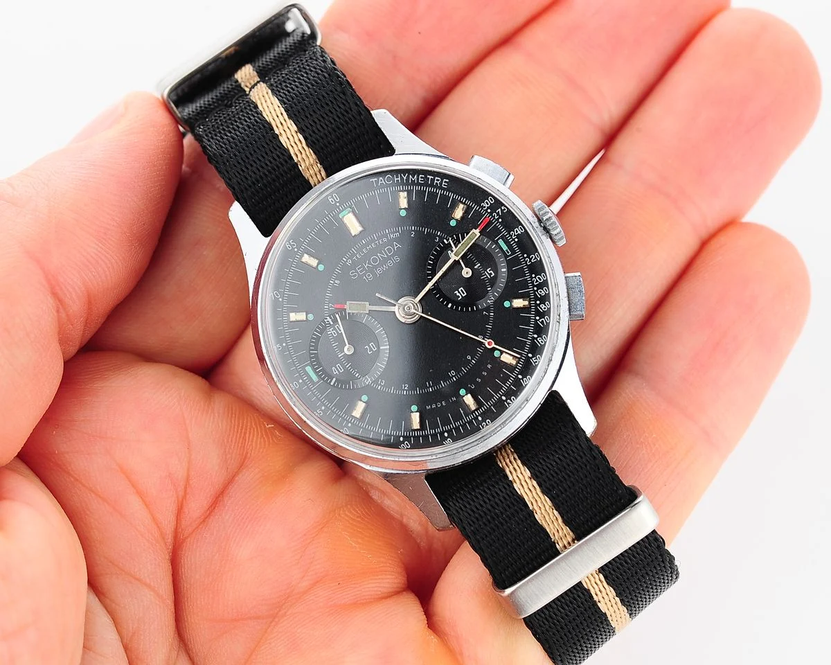 Rare: Sekonda 3017 "Strela" chronograph chronometer mechanical watch