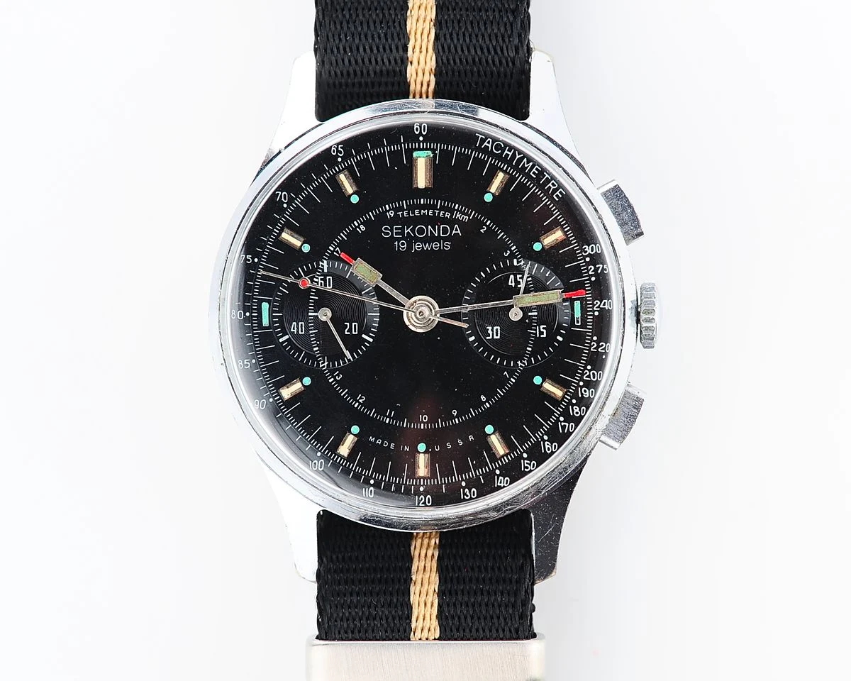 Rare: Sekonda 3017 "Strela" chronograph chronometer mechanical watch