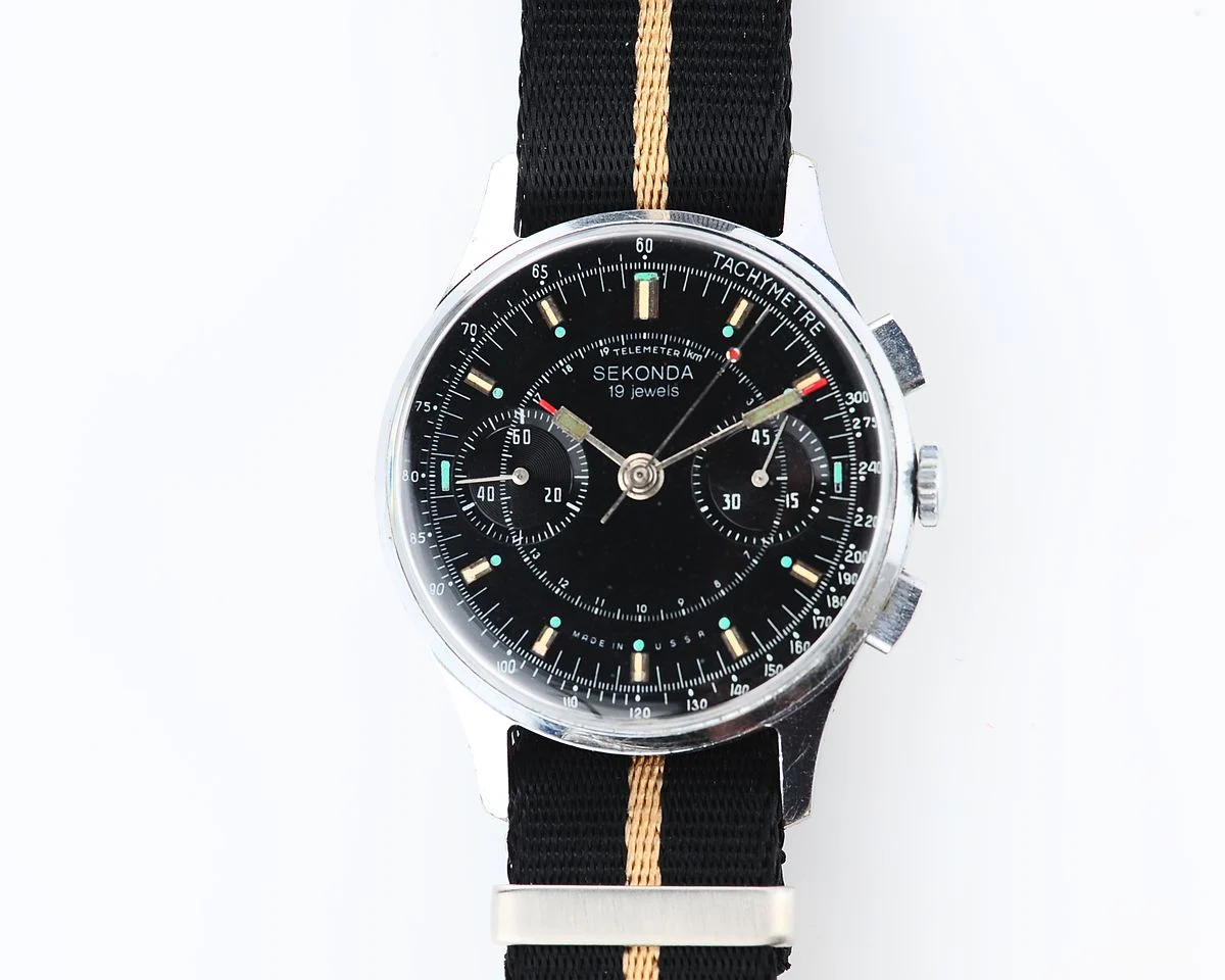 Rare: Sekonda 3017 "Strela" chronograph chronometer mechanical watch