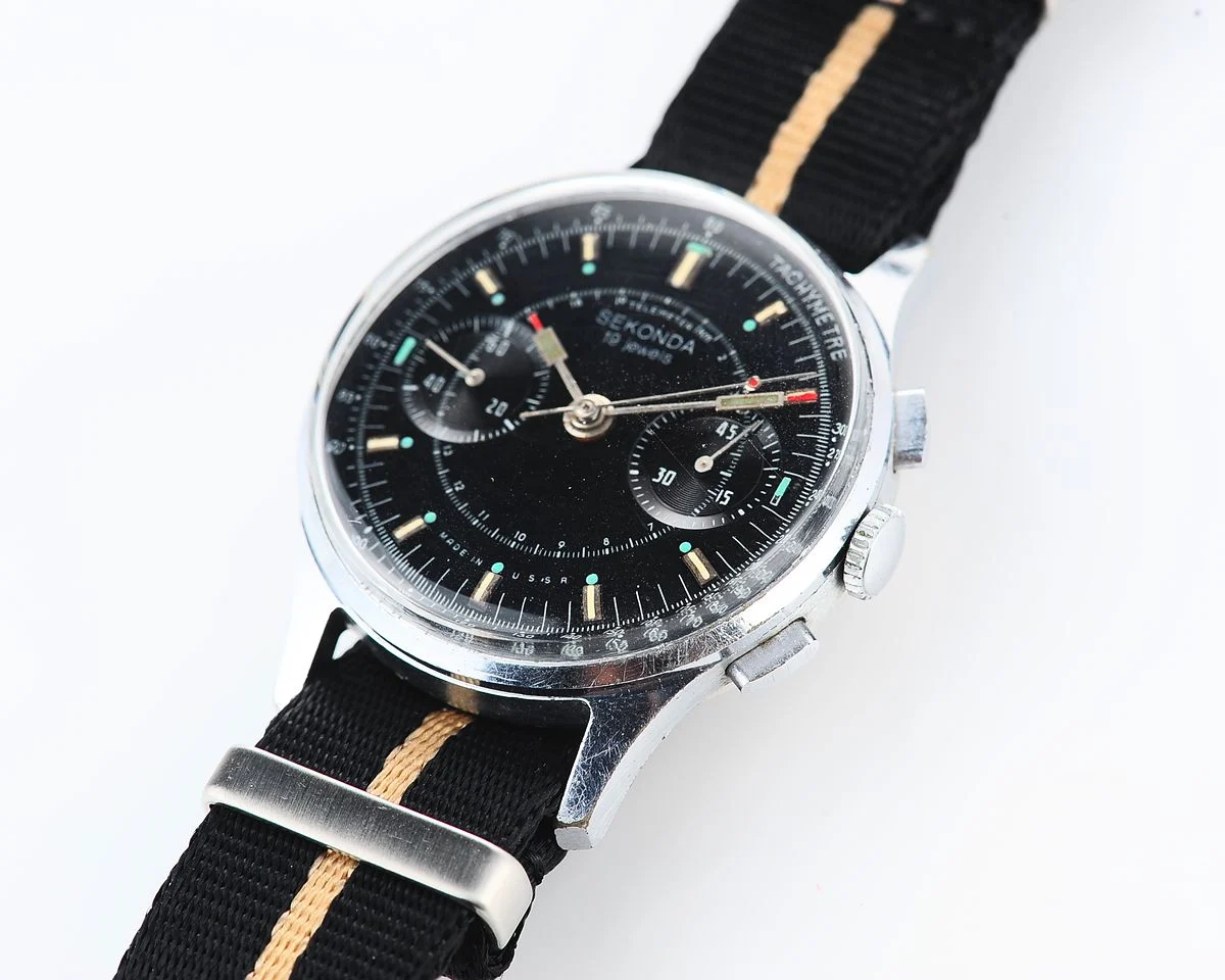 Rare: Sekonda 3017 "Strela" chronograph chronometer mechanical watch
