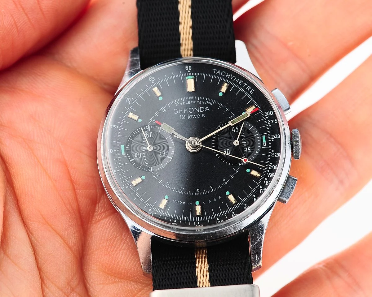 Rare: Sekonda 3017 "Strela" chronograph chronometer mechanical watch