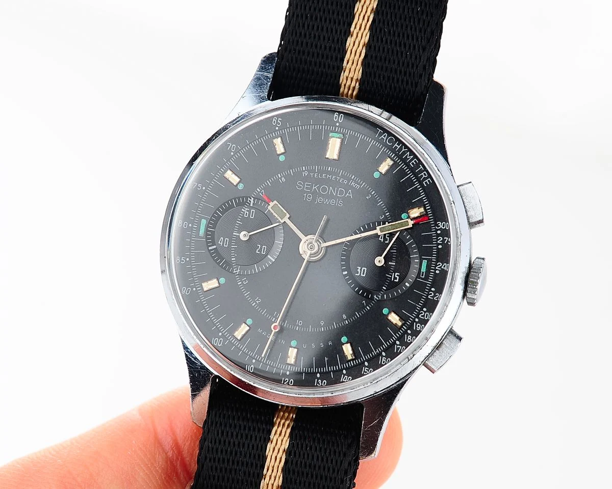 Rare: Sekonda 3017 "Strela" chronograph chronometer mechanical watch