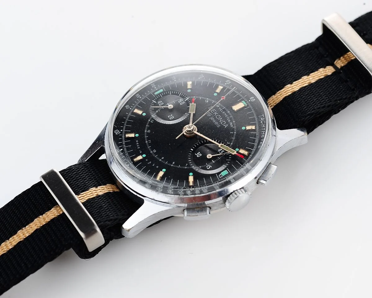 watch Sekonda-Strela Chronograph black 12777-SCS_5994