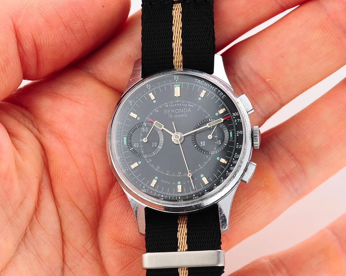 watch Sekonda-Strela Chronograph black 12777-SCS_5996