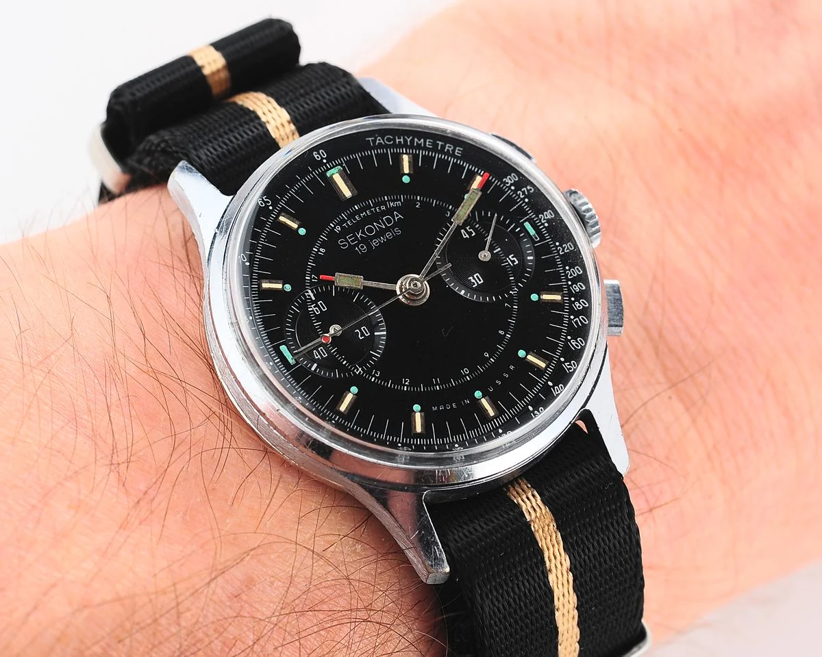Rare: Sekonda 3017 "Strela" chronograph chronometer mechanical watch