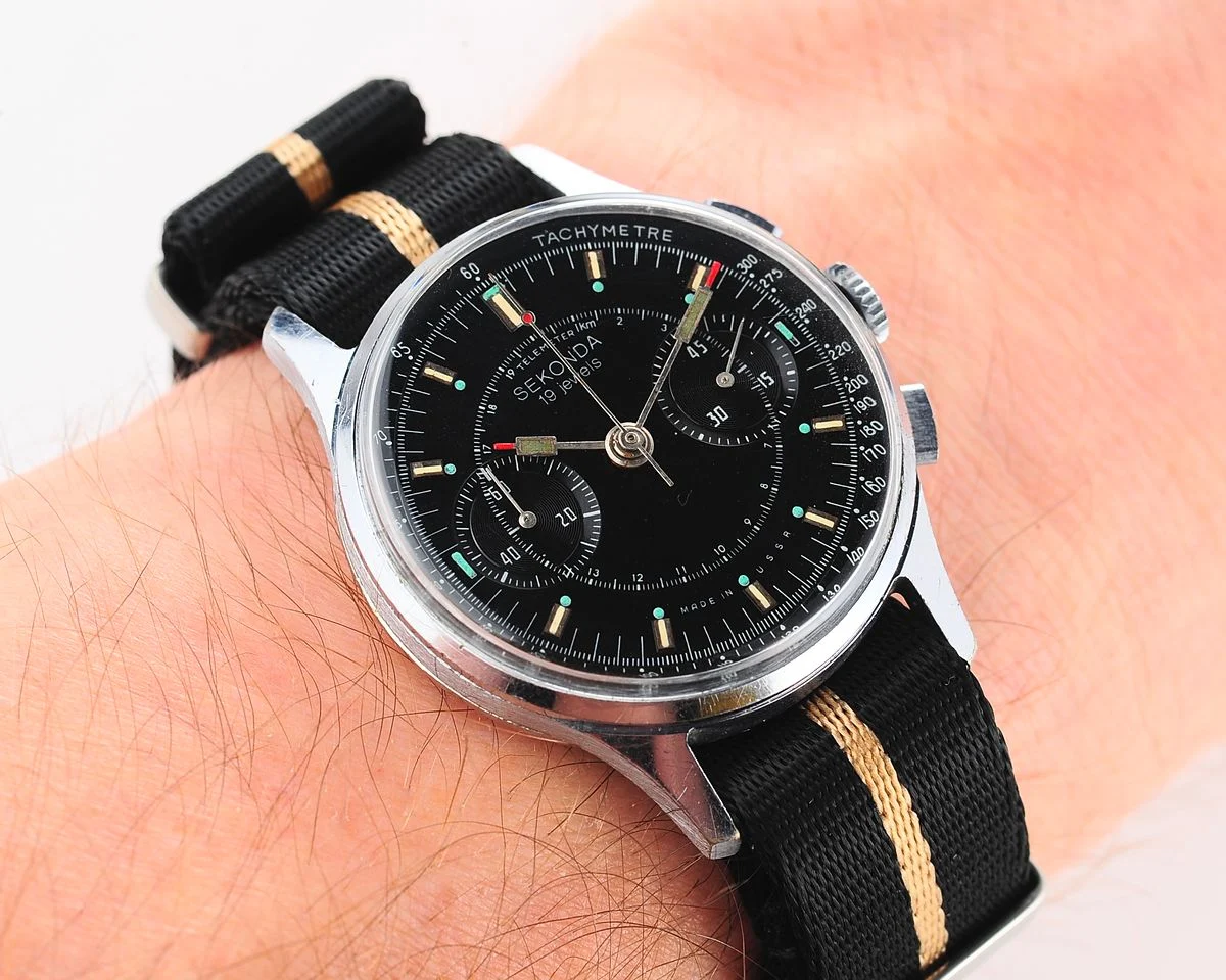 watch Sekonda-Strela Chronograph black 12777-SCS_6010