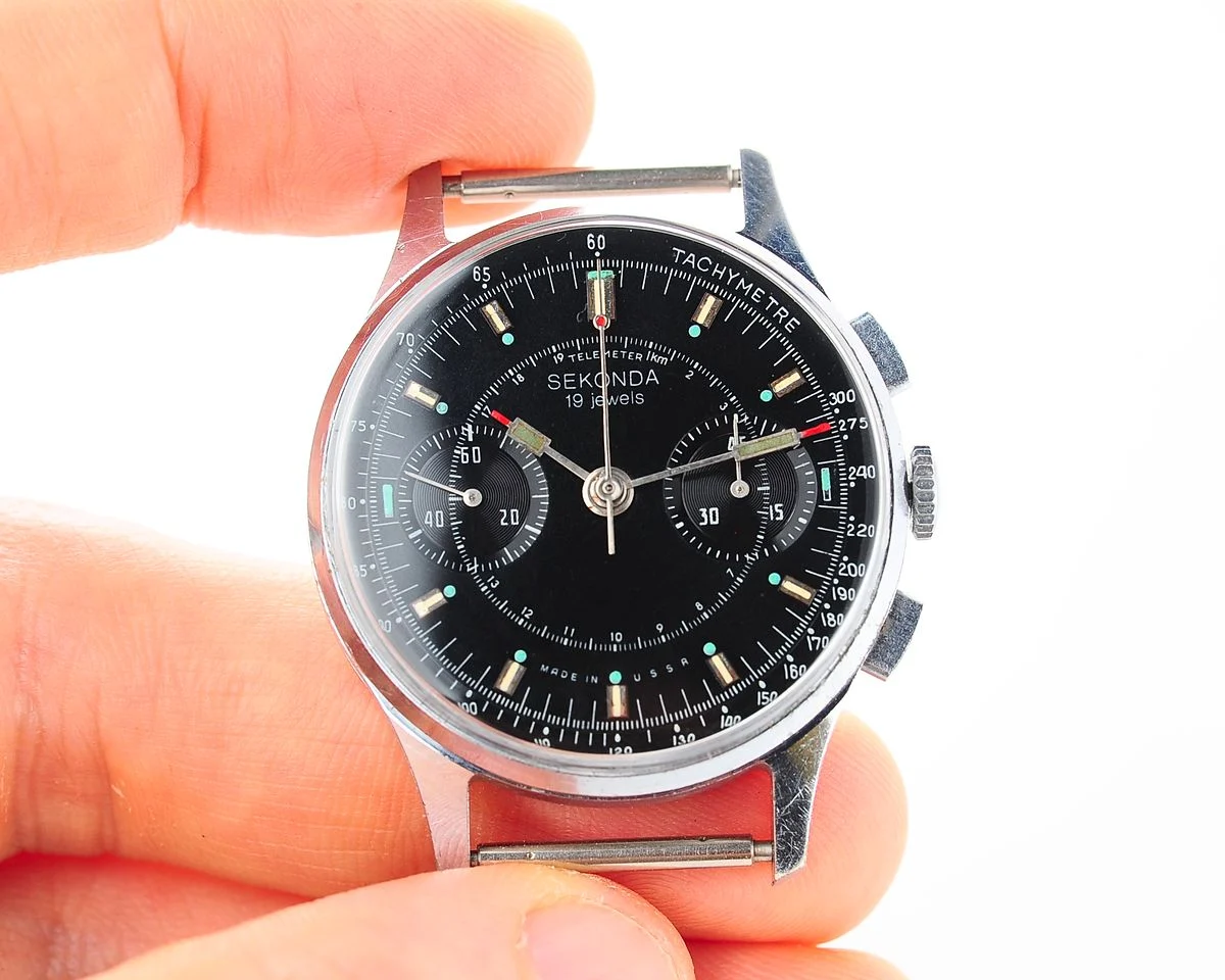 Rare: Sekonda 3017 "Strela" chronograph chronometer mechanical watch