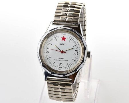 Soviet CHAIKA automatic quartz wristwatch