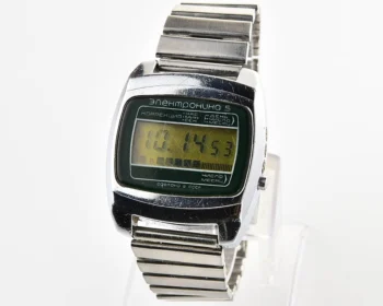 Large vintage USSR digital watch Electronika 5