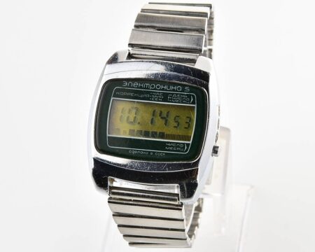 Large vintage USSR digital watch Electronika 5