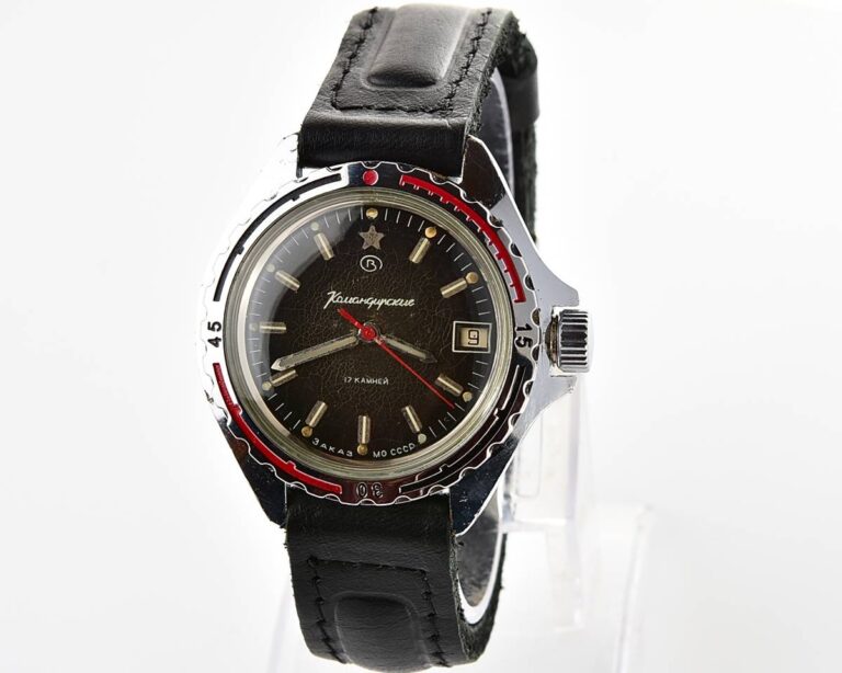 Vostok Komandirskie "Zakaz MO CCCP" limited series watch - rare duo-tone dial!