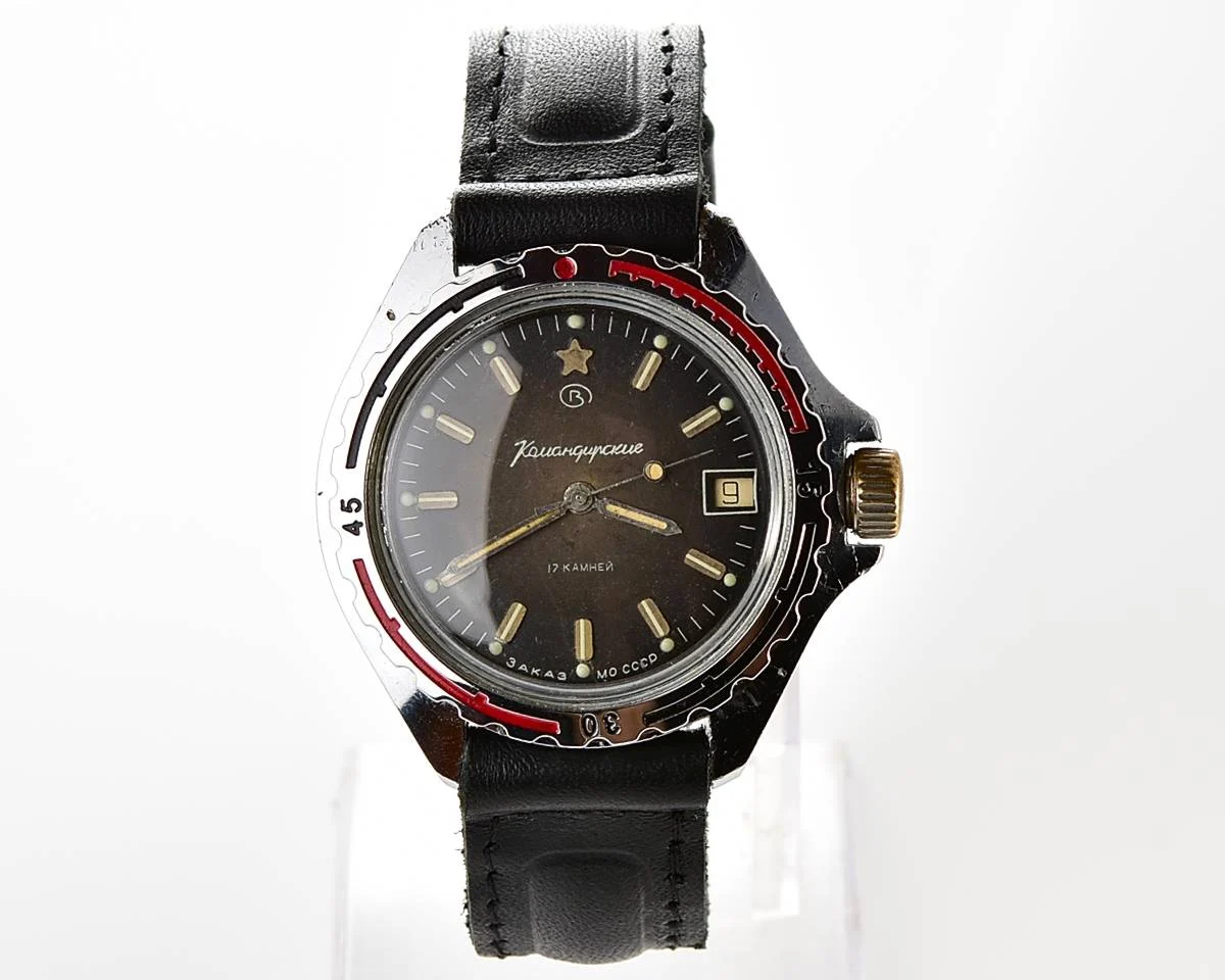 Vostok Komandirskie "Zakaz MO CCCP" limited series watch - rare duo-tone dial!