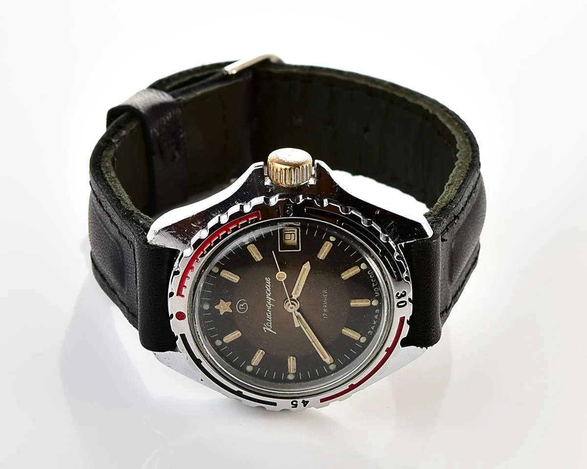 Vostok Komandirskie "Zakaz MO CCCP" limited series watch - rare duo-tone dial!