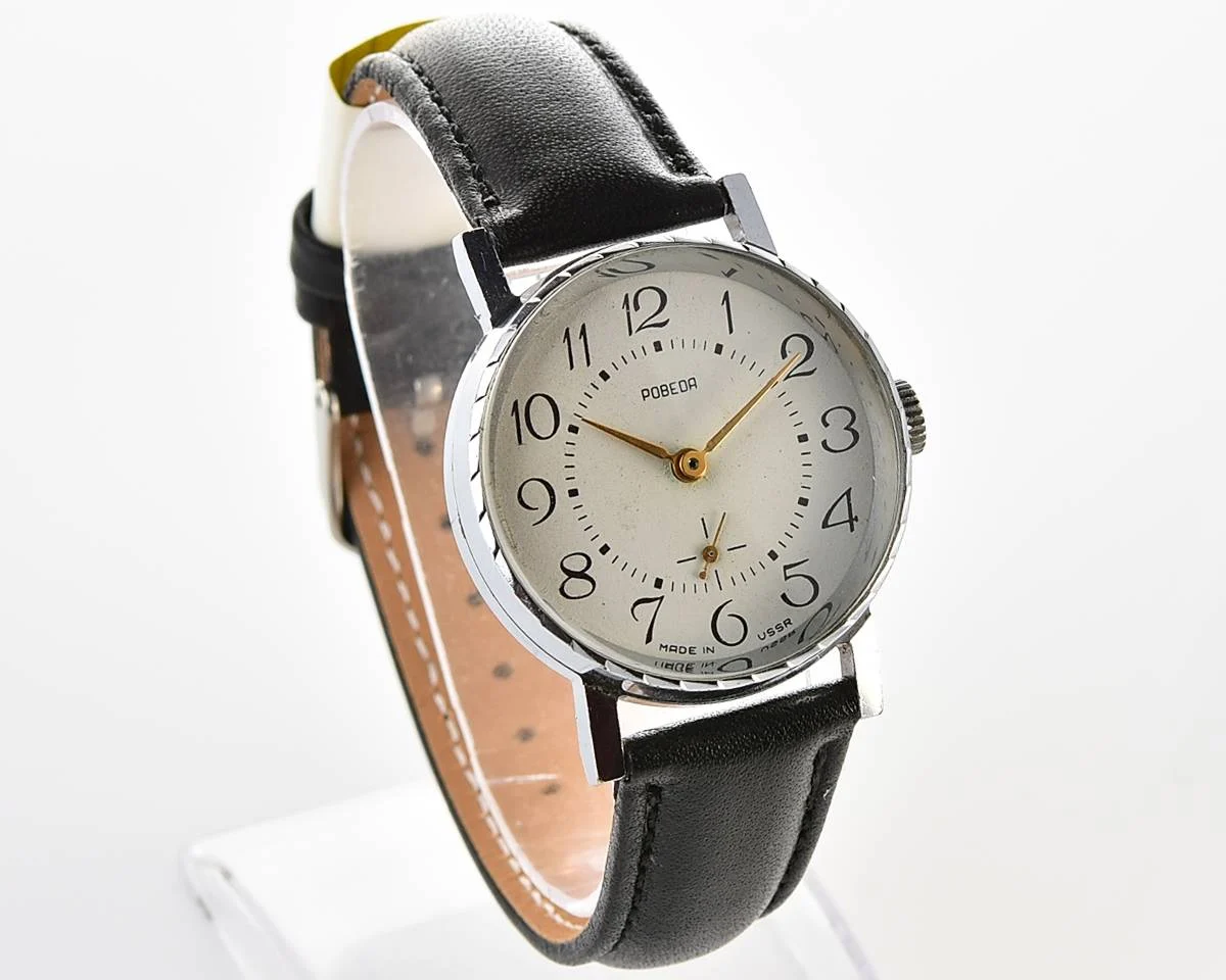 Pobeda ZiM Soviet mechanical wristwatch