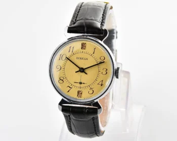 Soviet Pobeda vintage mechanical wrist watch