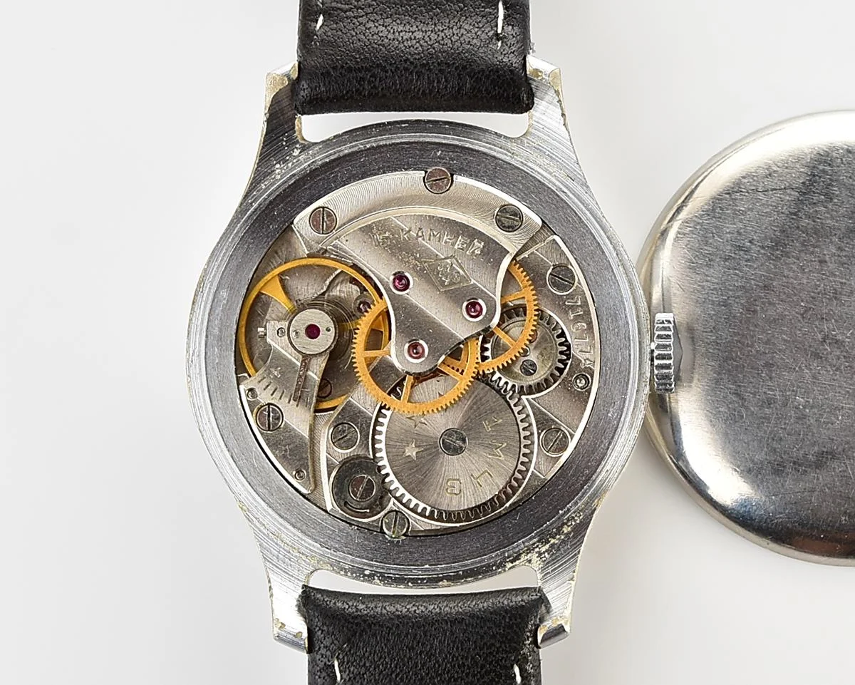 Vintage Soviet Pobeda watch with central second hand, 1MChZ, from the 1950s